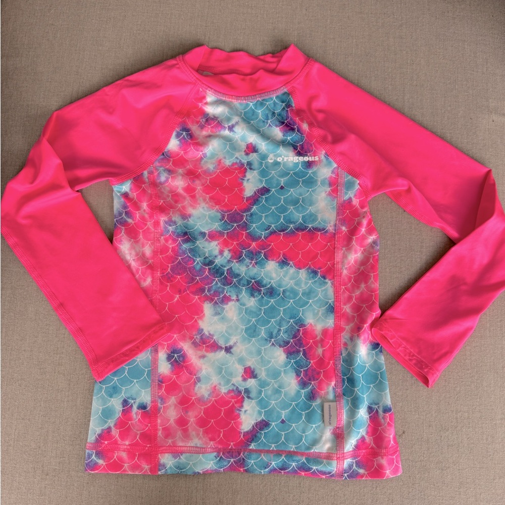 O’rageous, Long Sleeve, Swim Shirt, Size XS
